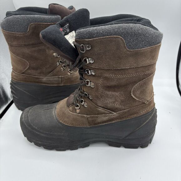 Field & Stream FS Pac Boots Mens 11 Water Resistant 3M Thinsulate 400g Brown D - Picture 7 of 10
